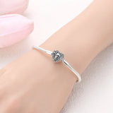 Sterling Silver Heart Bracelet