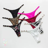 Women Breathable Lace Tangas