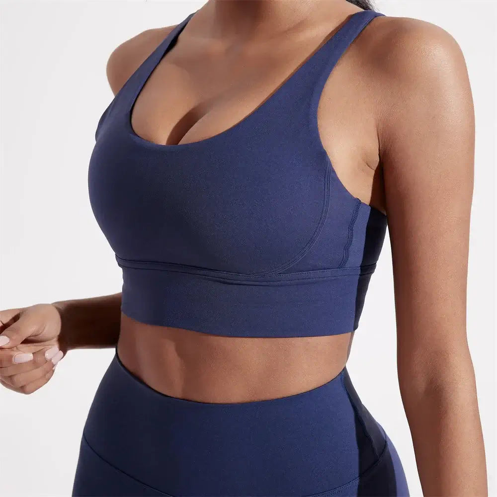 Women Cross Back Training Sports Bra
