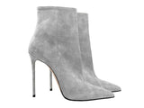 Suede Stiletto Boots