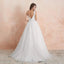 Women's Lace Applique Ball Gown