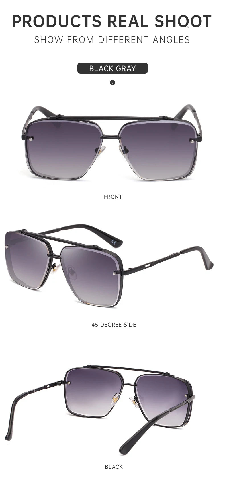 Oversized Square Sunglasses