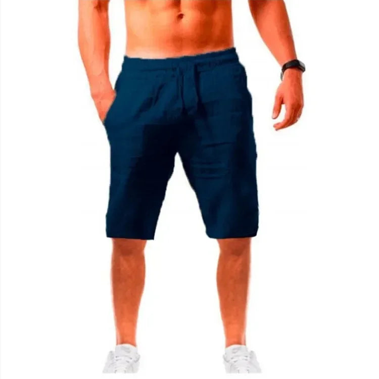 Men Cotton Linen Jogger Pants