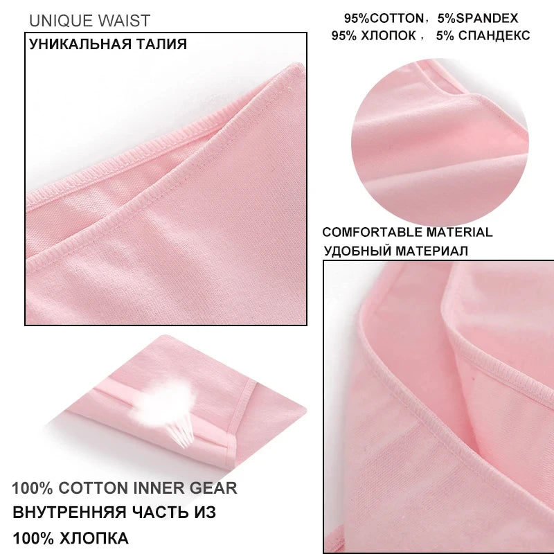 Women Cotton Panties Set (5pcs)