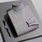 Men Slim Fit Turtleneck Sweater