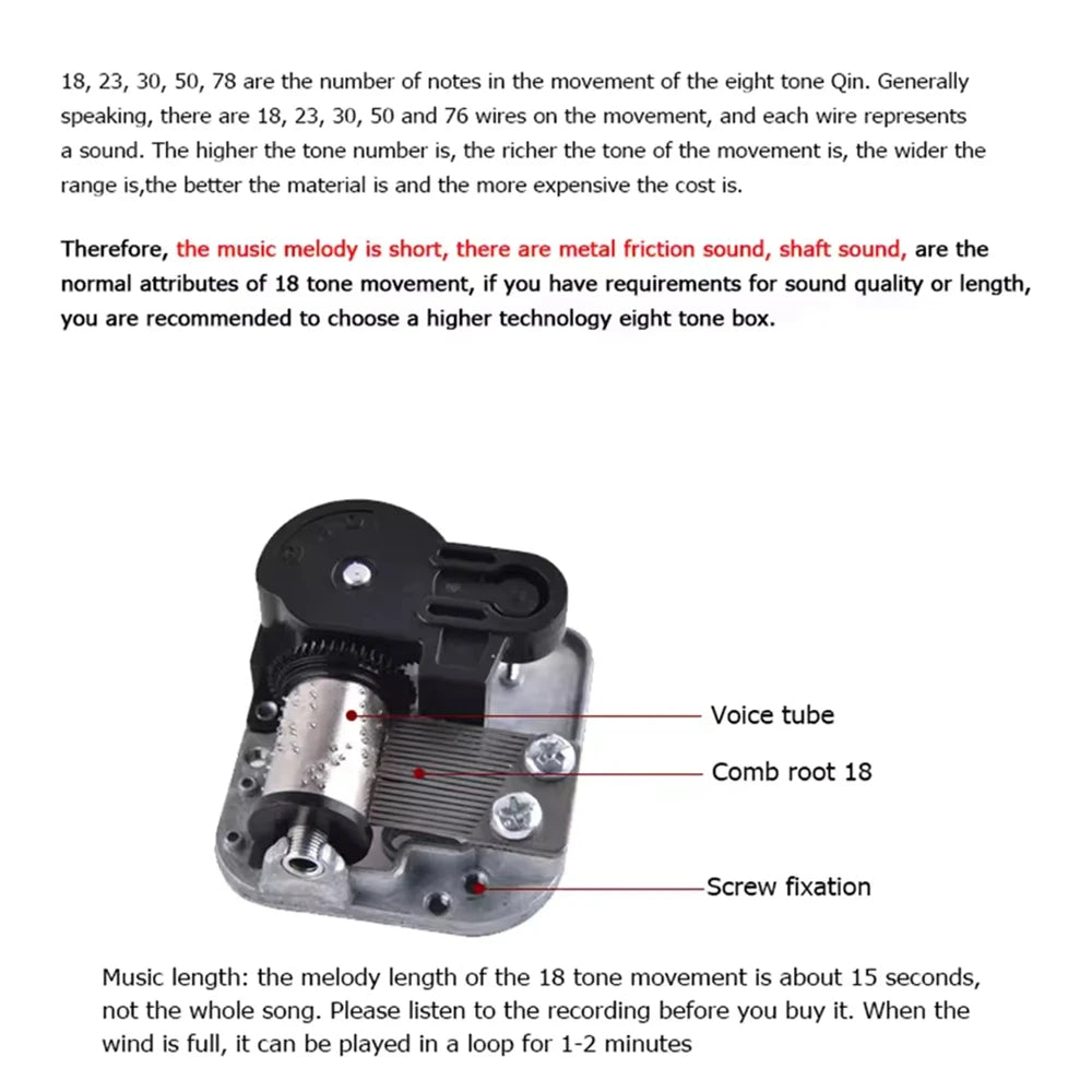 DIY Music Box Movement