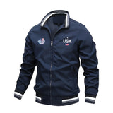 Men’s USA Graphic Varsity Jacket