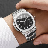 Men’s Square Dial Business Quartz Watch