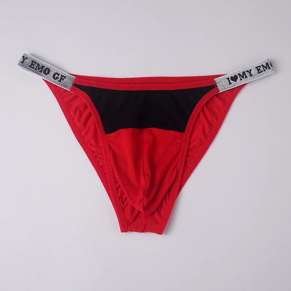 Men's Sexy Low Waist Briefs – Breathable Pouch