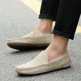 Men’s 2025 Luxury Suede Boat Loafers