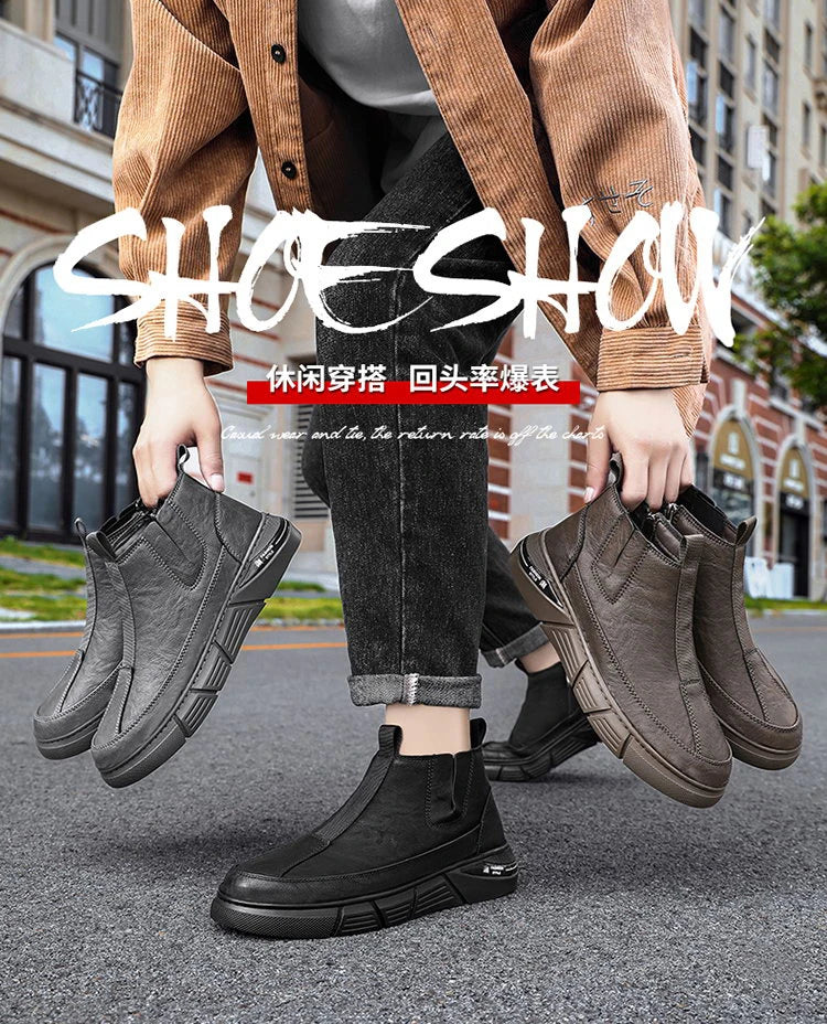 Men’s High-Top Spring & Autumn Board Boots