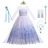 Girls Snow Queen Princess Costume
