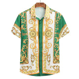 Men Silk Button Down Shirt