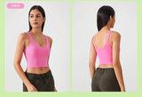Women Shockproof Sports Bra Crop Top