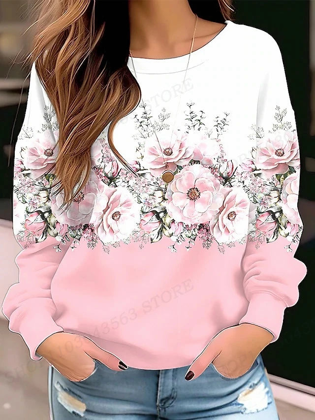 Floral Y2K Hoodie