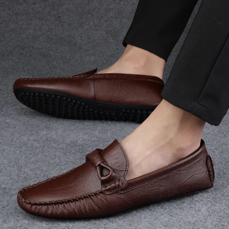 Men’s Handmade Casual Driving Loafers
