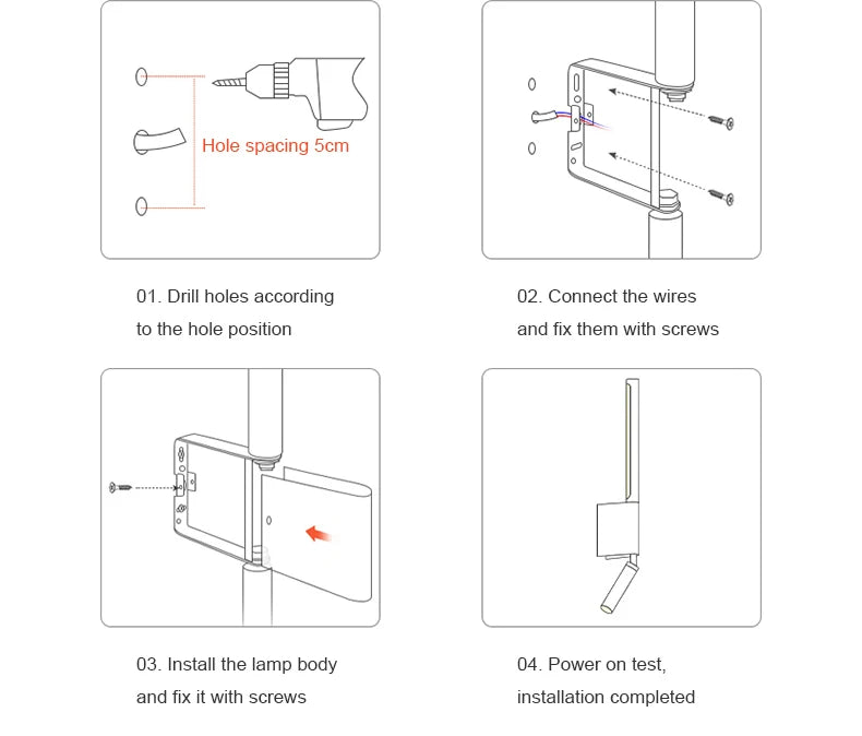 LED Wall Lamp for Living Room