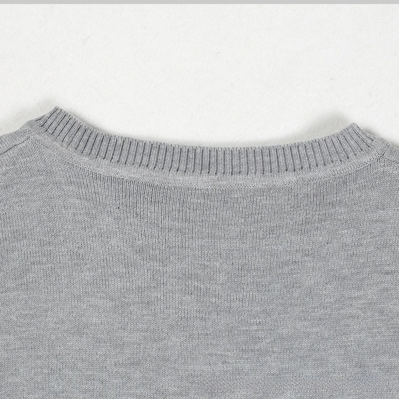 Men Sleeveless V-Neck Sweater Vest