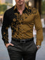 Crimson Floral Dress Shirt