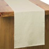 Cotton Sage Green Table Runner