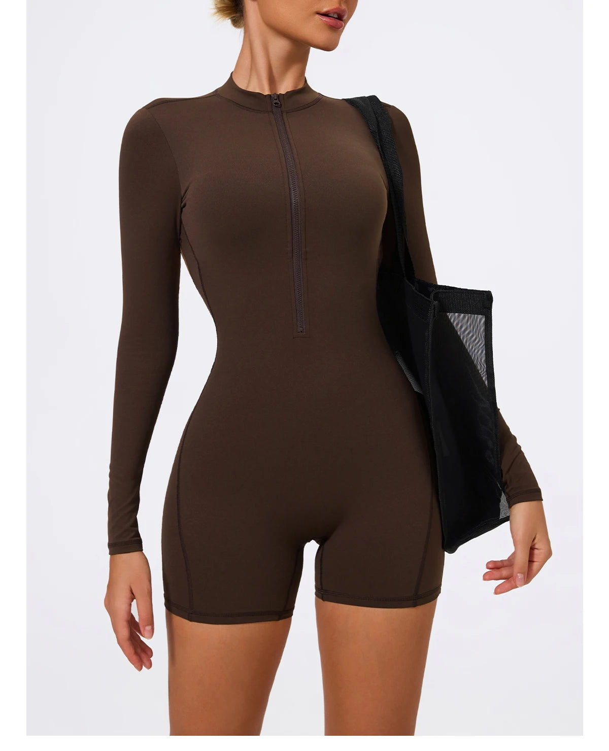 SculptZip Activewear Jumpsuit
