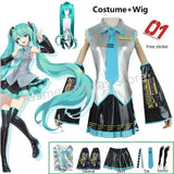 Hatsune Miku Silver Leather Cosplay Costume