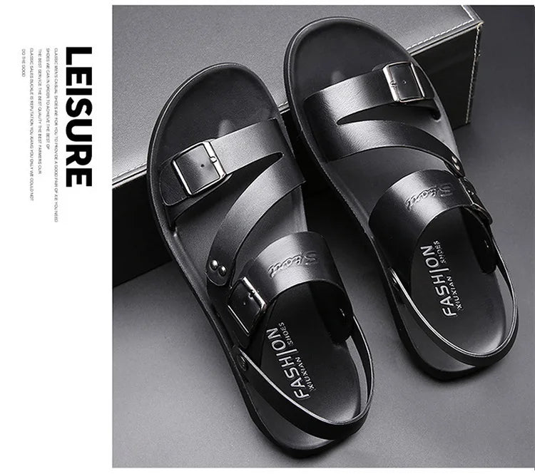Men Soft Sole Leather Sandals