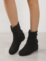 Women Ankle Boots Square Heel Trendy Boots