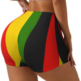 Women High Waist Skinny Shorts