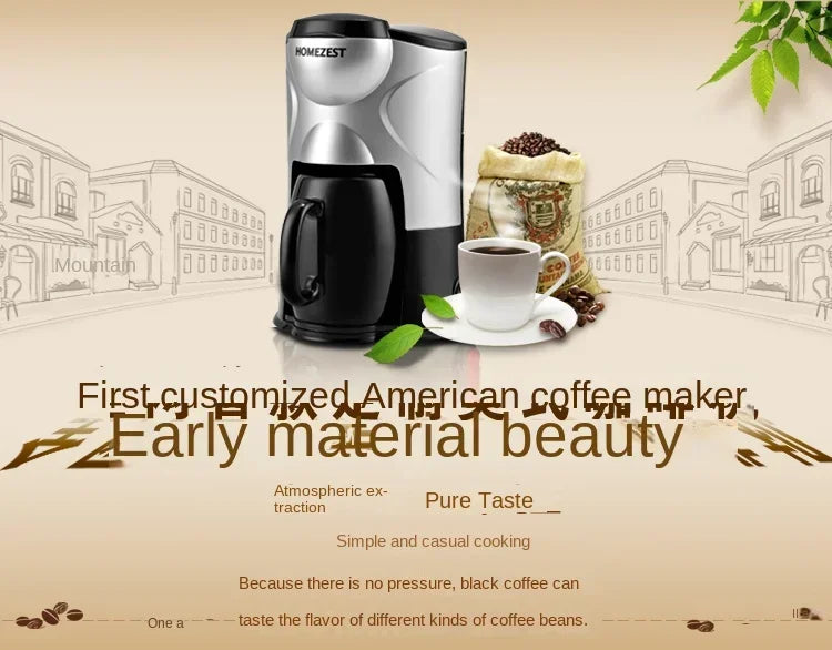 Mini Automatic Drip Coffee Maker