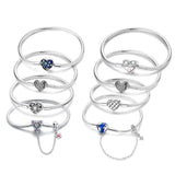 Sterling Silver Heart Bracelet