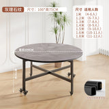 Round Foldable Dining Table