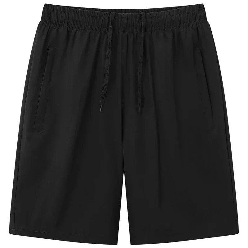 Men's Plus Size Casual Ice Silk Shorts 7XL–8XL Quick Dry