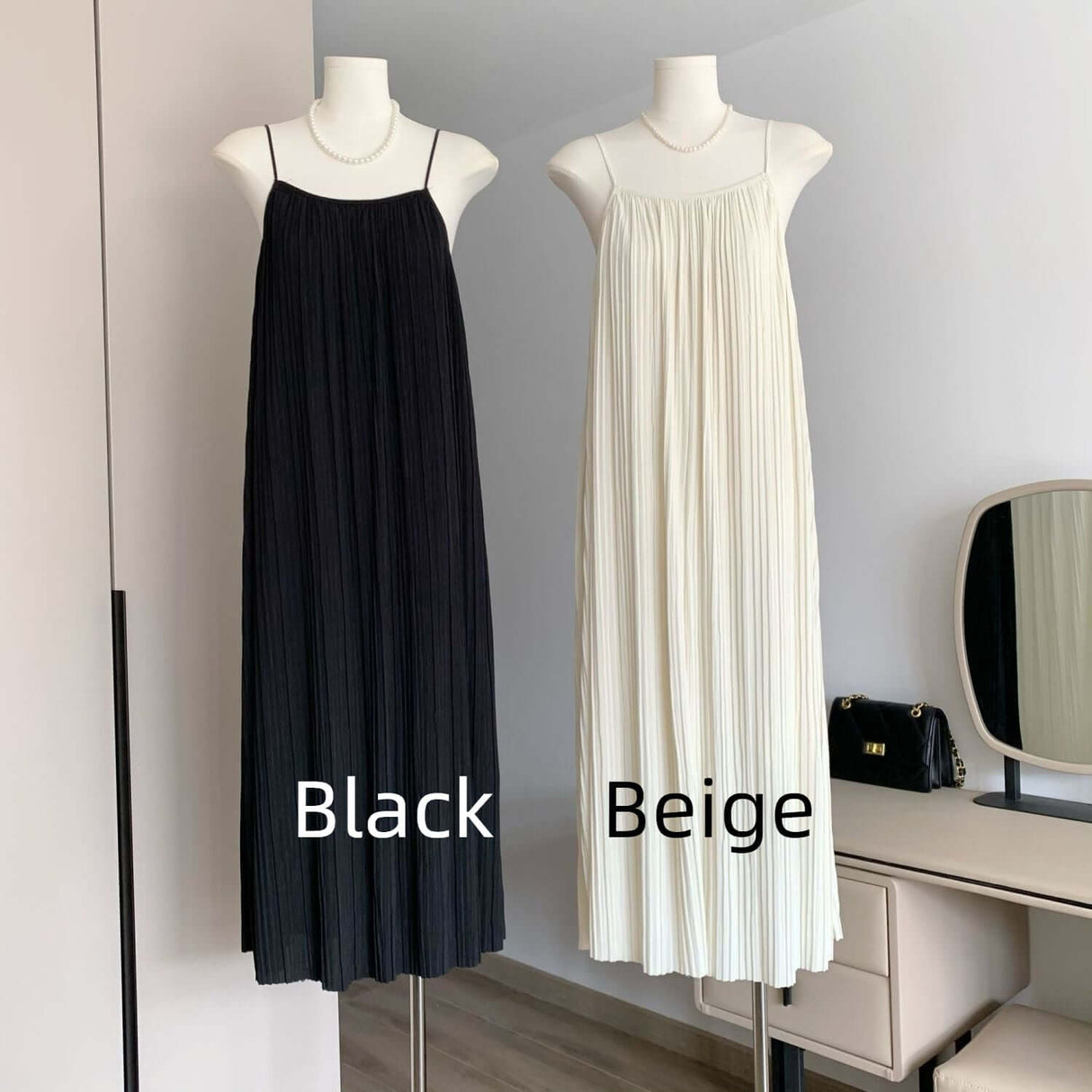 Women Plus Size Loose Spaghetti Strap Pajama Dress