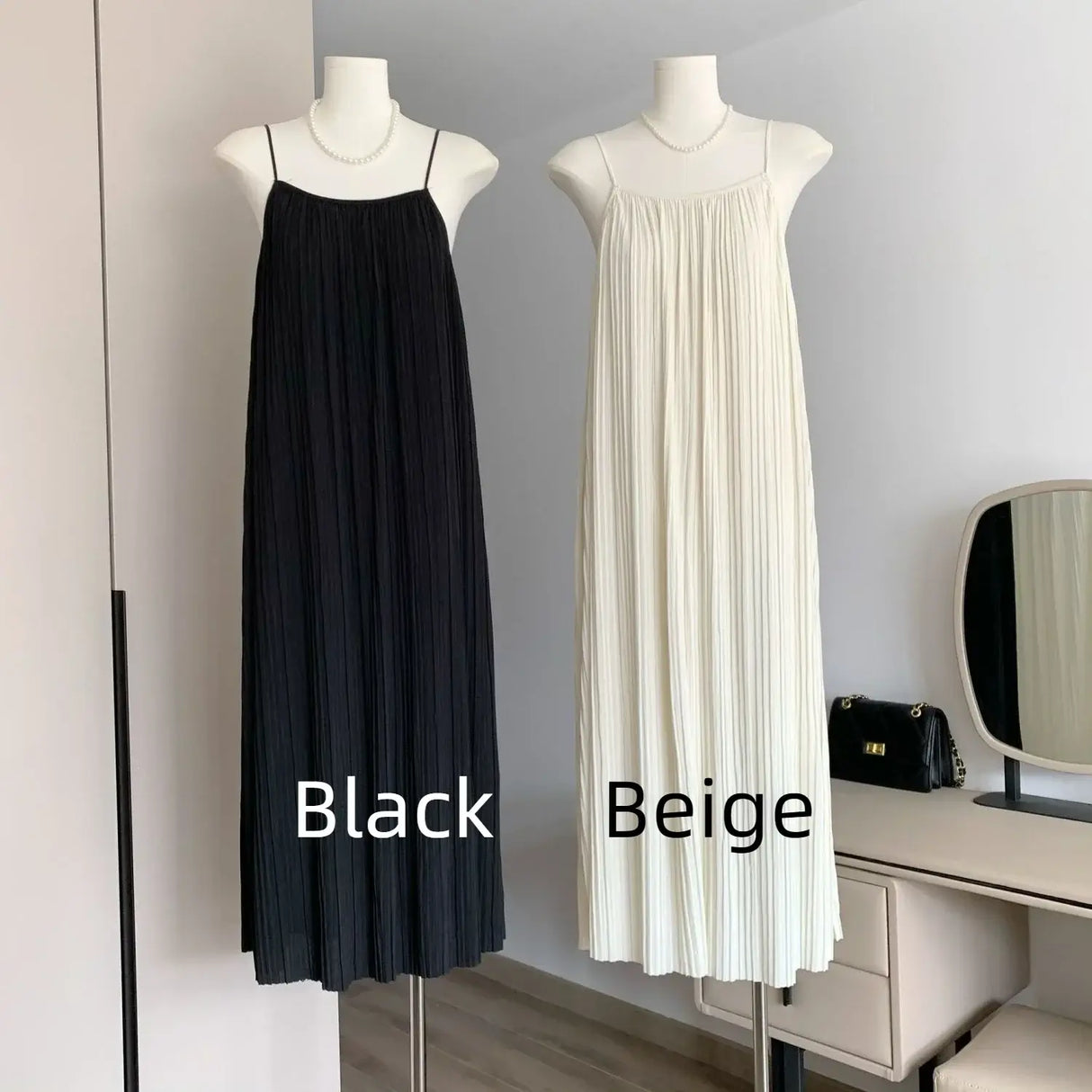Women Plus Size Loose Spaghetti Strap Pajama Dress