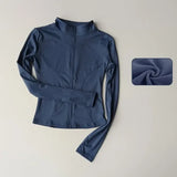 Women Quick Dry Zipper Sports Jacket