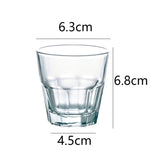 Transparent Glass Drinkware Cup