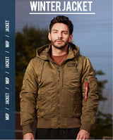 Men’s Padded Waterproof Winter Jacket
