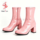 Classic Block Heel Ankle Boots