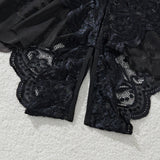Plus Size Lace Bra Set