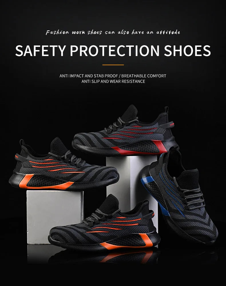 Men Lightweight Indestructible Work Boots