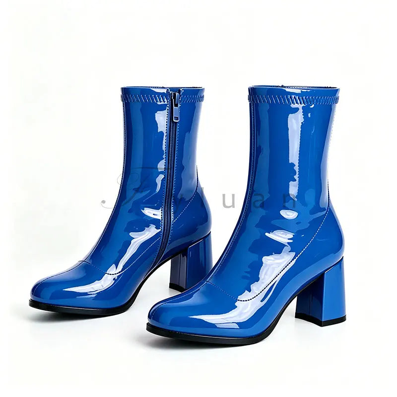 Classic Block Heel Ankle Boots