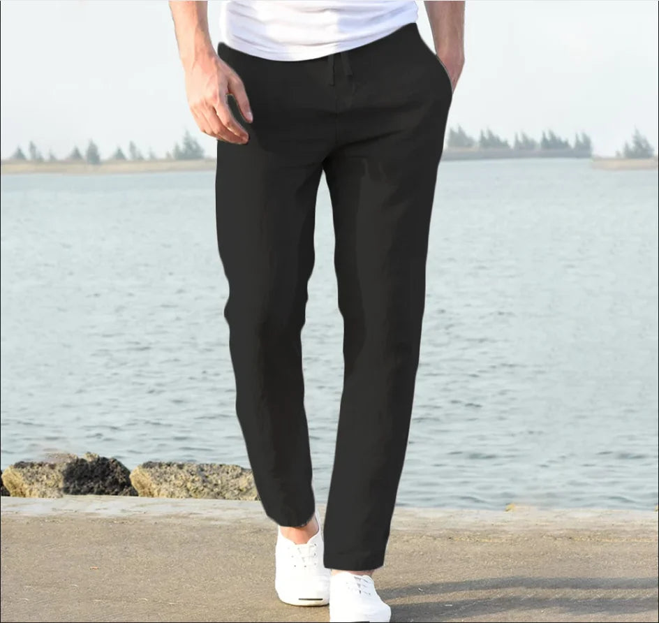 Men’s Cotton Linen Joggers