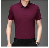 Men Stretch Short Sleeve Shirt