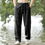 Men’s Cotton Linen Beach Pants