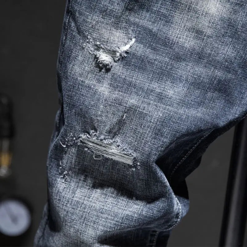 Apex Ripped Straight Jeans