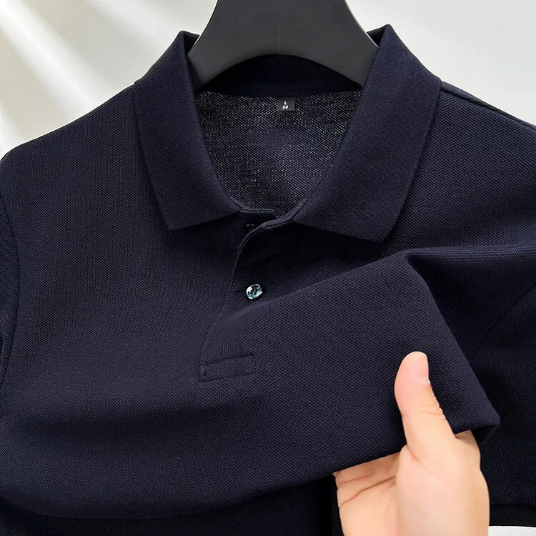 Men Cotton Breathable Polo Shirt
