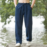 Men’s Cotton Linen Beach Pants