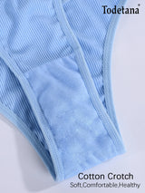 Women Rhinestone G-String Bottom