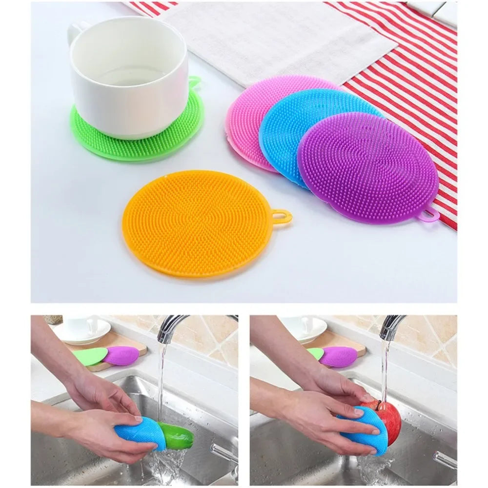 Silicone Scouring Pad Brush